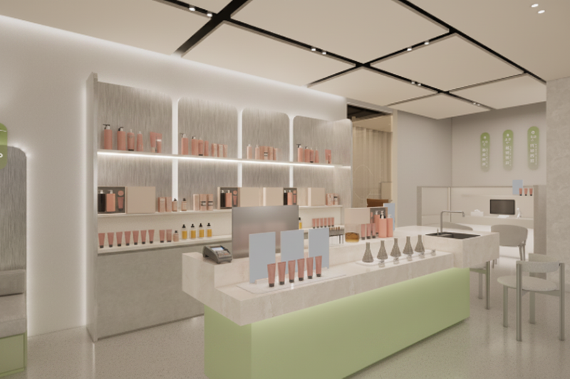 Salon Retail Counter